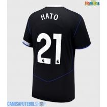 Camisa de time de futebol Chelsea Jorrel Hato #21 Replicas 3º Equipamento 2025-26 Manga Curta
